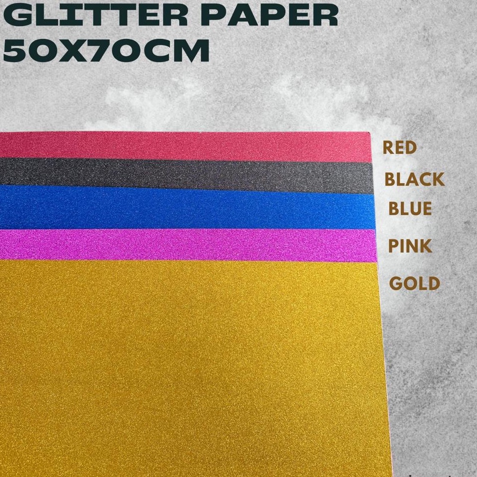 

Murah Keren Glitter paper 25gsm 4x6cm