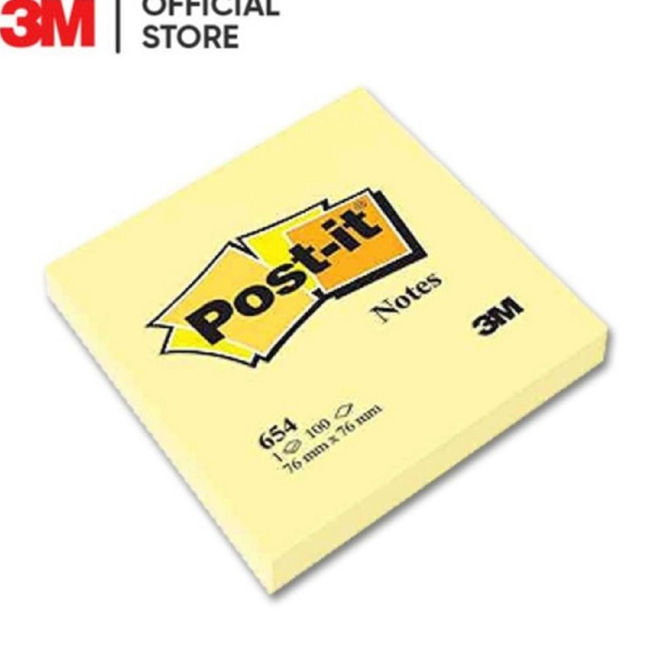 

Produk Pilihan Sticky Note 654 Kuning 76x76mm Post It3M 1 Pad x 1 Lembar