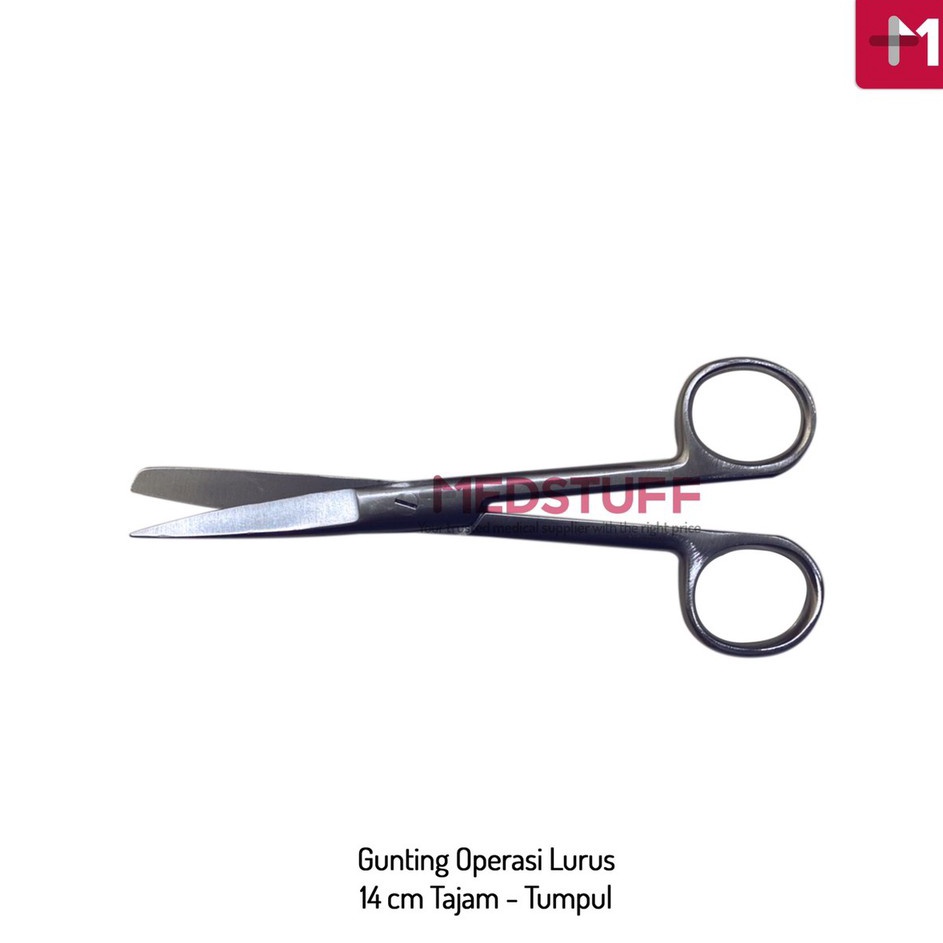 

Baru Asli Gunting Operasi Bedah Lurus 14cm Tajam Tumpul