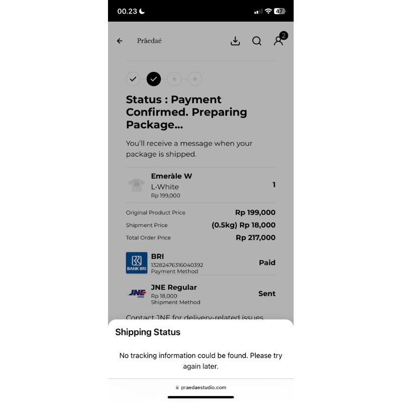 tshirt praedae emerale white