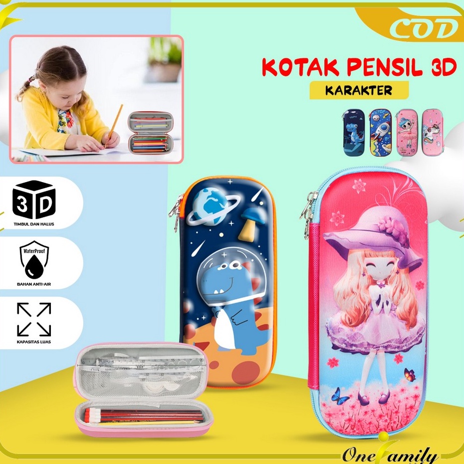 

Penjualan Terbaiik ONEA39 Kotak Pensil 3D Karakter Timbul Tempat Pensil Anak Sekolah TK Tempat Penyimpanan Alat Tulis Anti Air Import