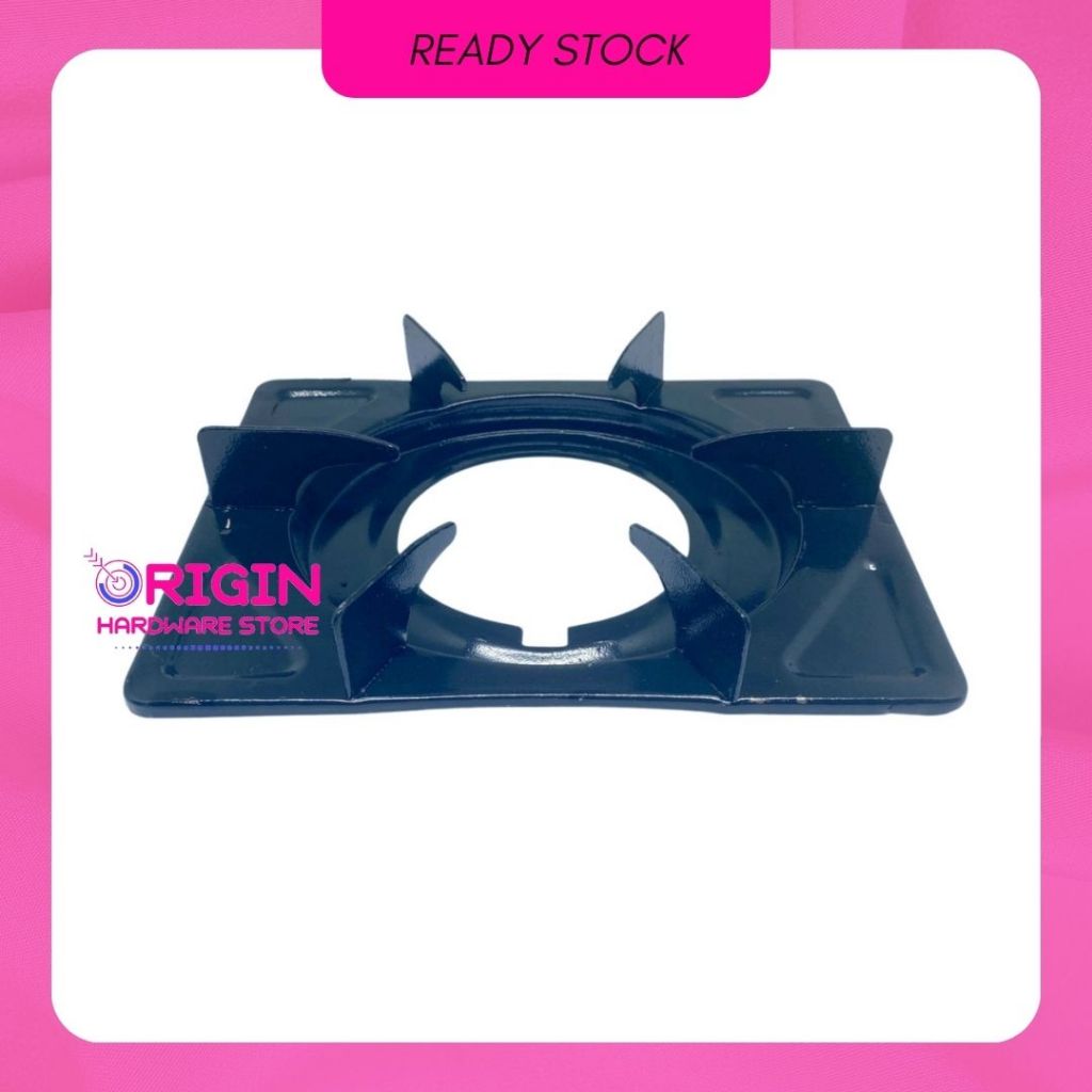 Tatakan Quantum Kaki 6 LUBANG BESAR - Sparepart Tangkringan Kotak Nampan Kompor Gas