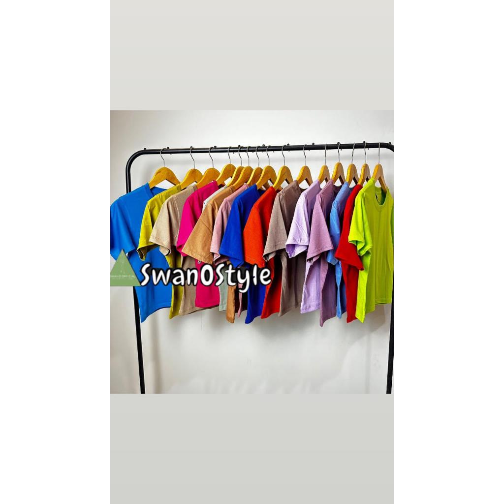 KAOS CROP TOP | KAOS CROP TOP WANITA | CROP TEE KAOS POLOS WANITA COTTON COMBED 24s