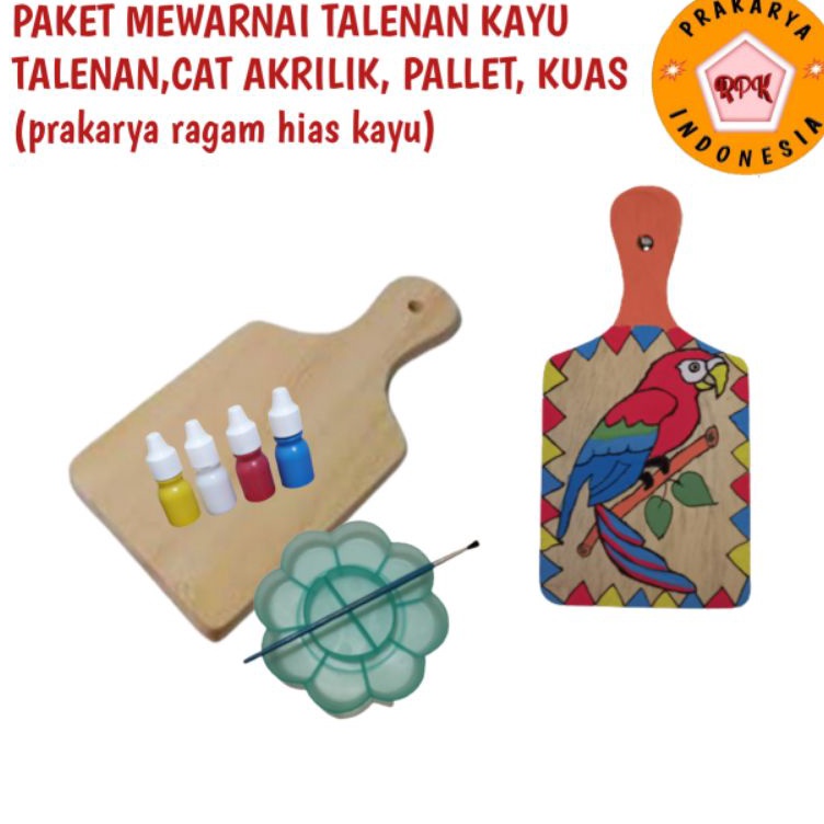 

Super Produk Paket Mewarnai Talenan kayu prakarya bahan keras