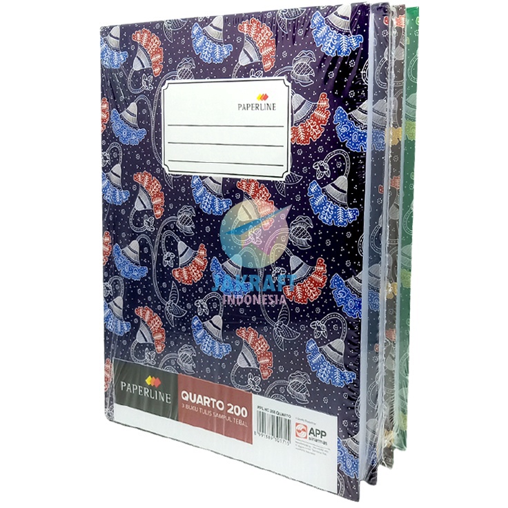 

Spesial Minggu Ini 1 Pcs Buku Tulis Kwarto Kuarto Quarto Hard Cover Hardcover PAPERLINE isi 2 Lembar