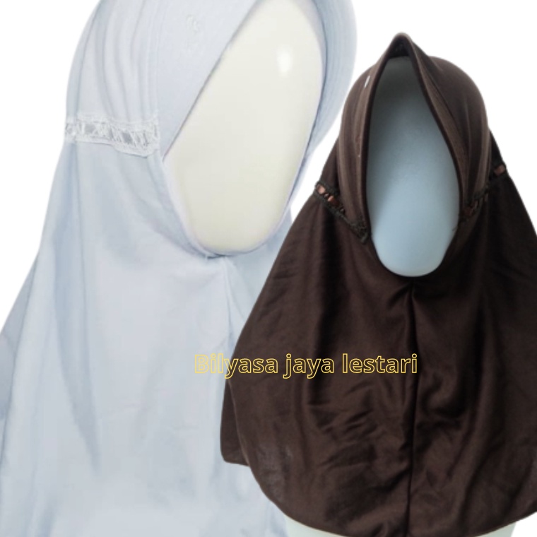 Menarik Kerudung krudung jilbab Hijab pet instan bergo tali serut pita buat sekolah anak SD SMP SMA 