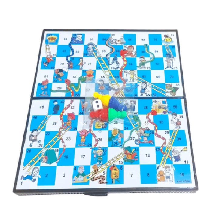 PALING AMPUH J45 MAINAN ULAR TANGGA MAGNET PREMIUM SNAKES AND LADDERS BOARD GAME