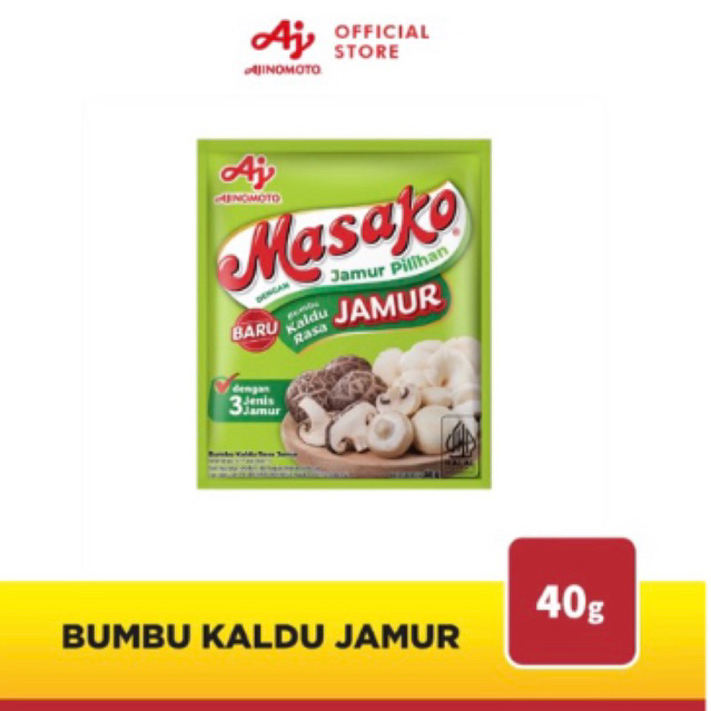 

Masako® Bumbu Kaldu Rasa Jamur 40g