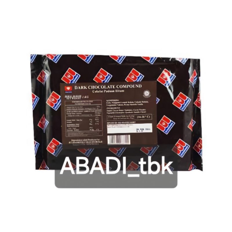 

diamond dark coklat compound repack 250 gr / coklat batang diamond 250 gr