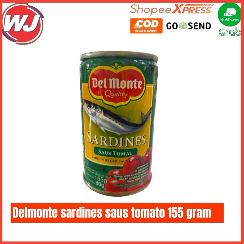 

Delmonte sardines saus tomato 155 gram