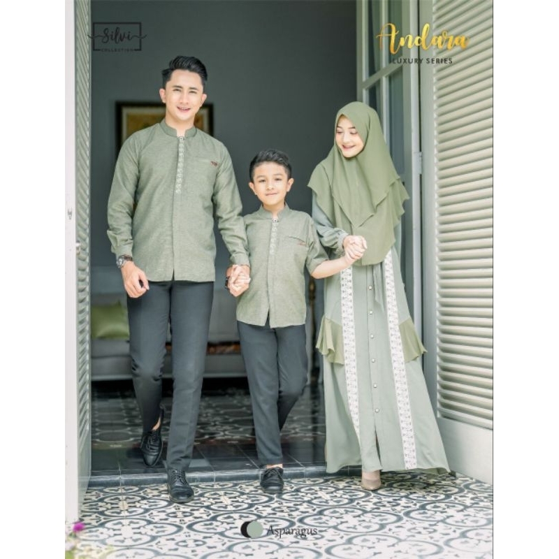 Koko Dad and kids, Sarimbit Andara Luxury by Silvi Collection