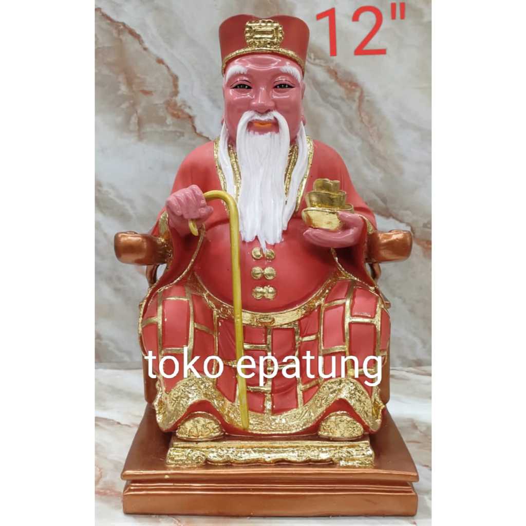 patung datuk rupang datuk natuk haji merah doff fiber 12 inch