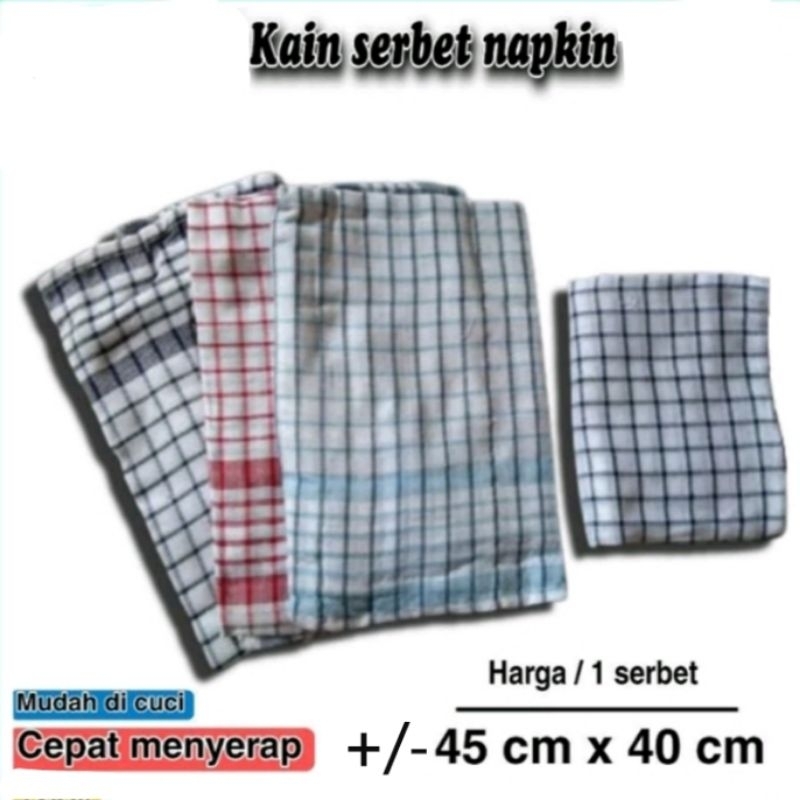 KAIN SERBET MURAH / LAP TANGAN MURAH
