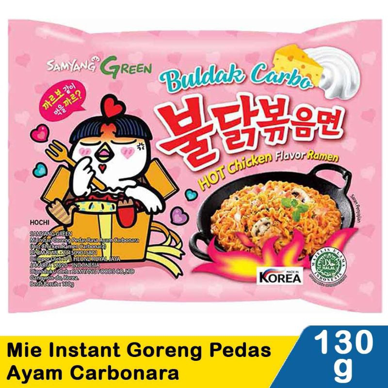 

Mie Samyang Goreng Ayam Carbonara