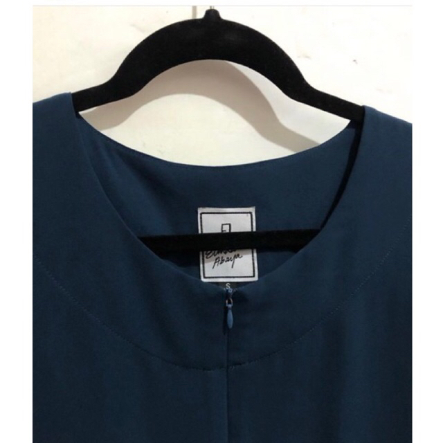 ELMADINA LUNA ABAYA DARK TEAL SIZE S