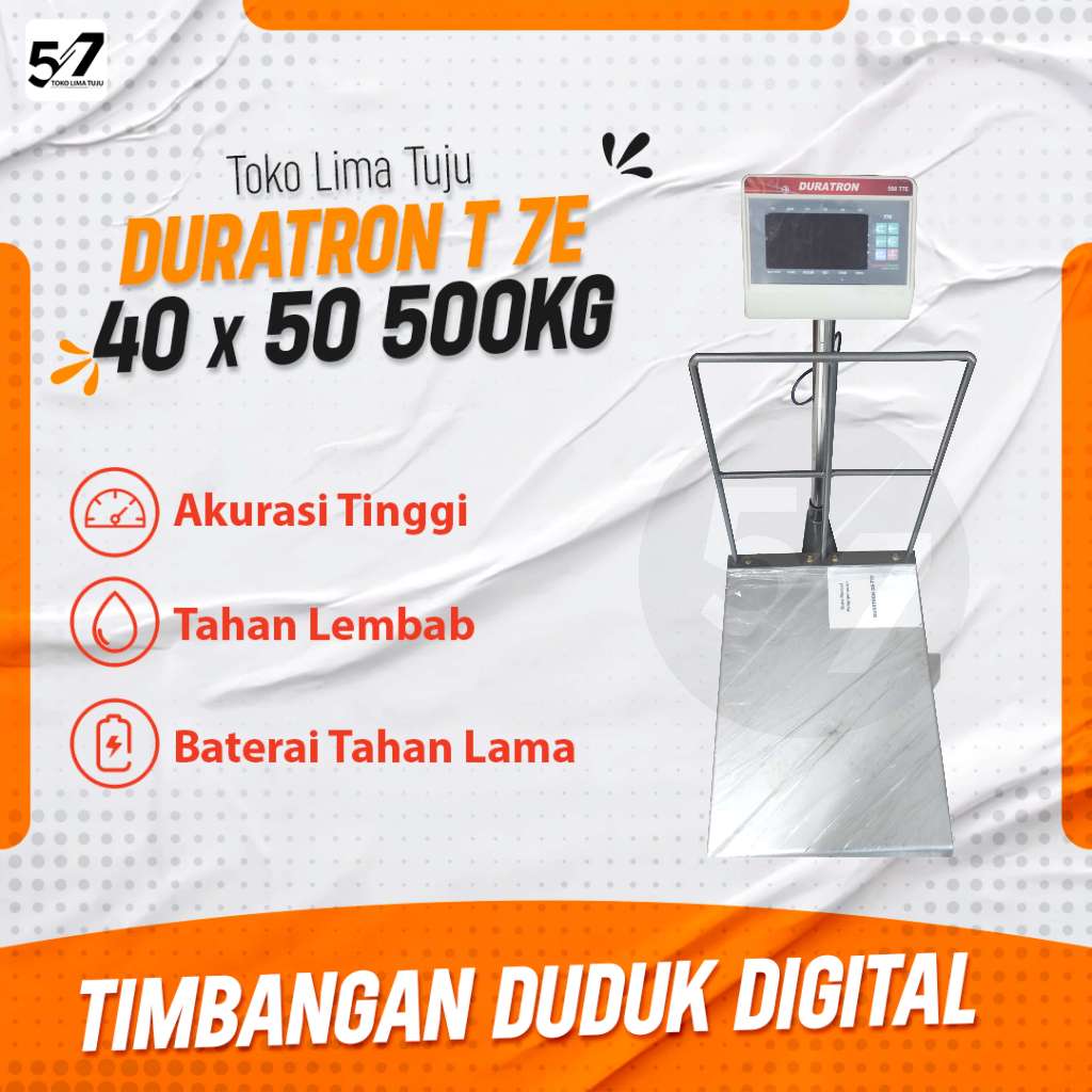 Timbangan duduk digital Duratron T7E 500kg