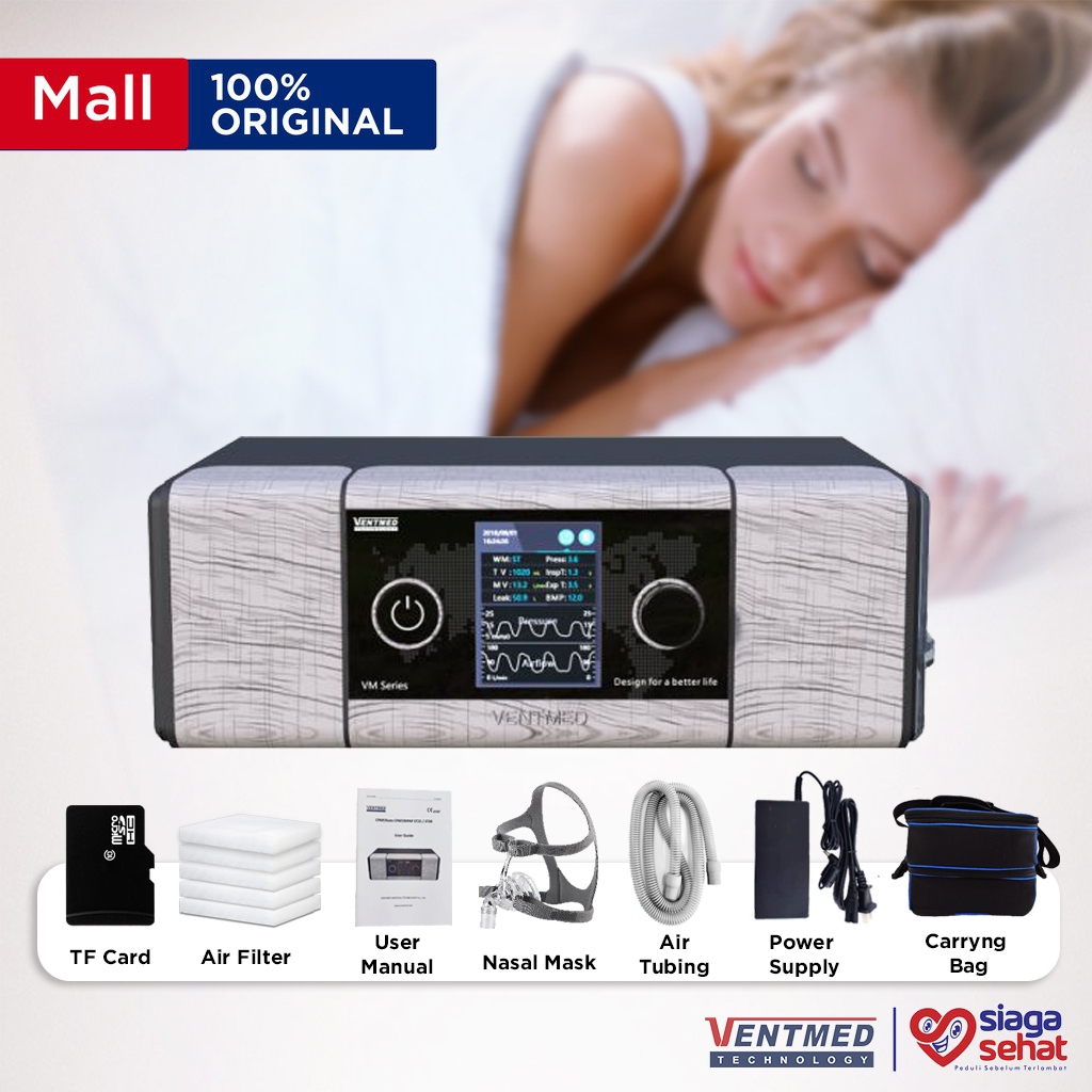 Ventmed Auto CPAP VM-6 - Alat Terapi Sleep Apnea