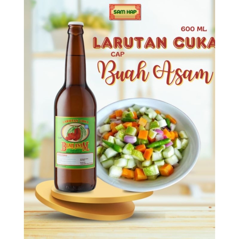 

SAMHAP Cuka Masak | Cuka Buah Asam SAMHAP 600ML