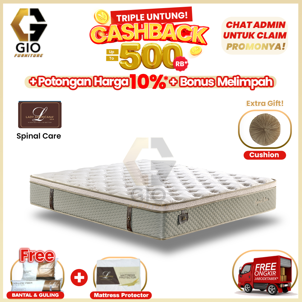 Kasur Lady Americana Spinal Care / Lady Americana Spring Bed Spinal Care ( Mattress Only )