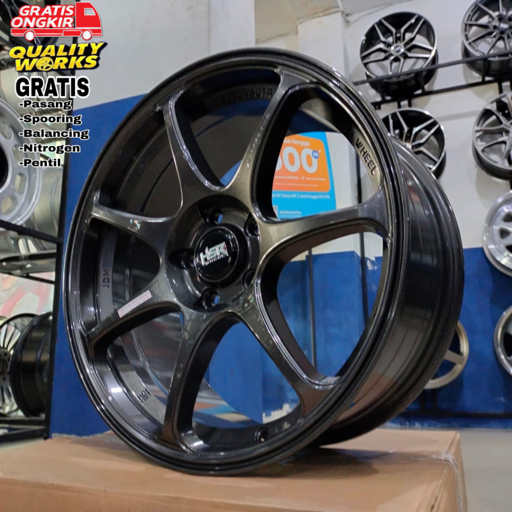 Velg Modifikasi Mobil Honda Hrv Wrv Ring 18 Velg Hsr Wheel Sebunsuta