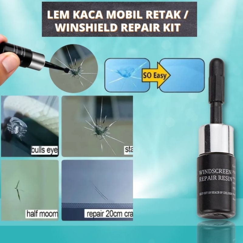 Lem Kaca Mobil Retak Tanpa Bekas