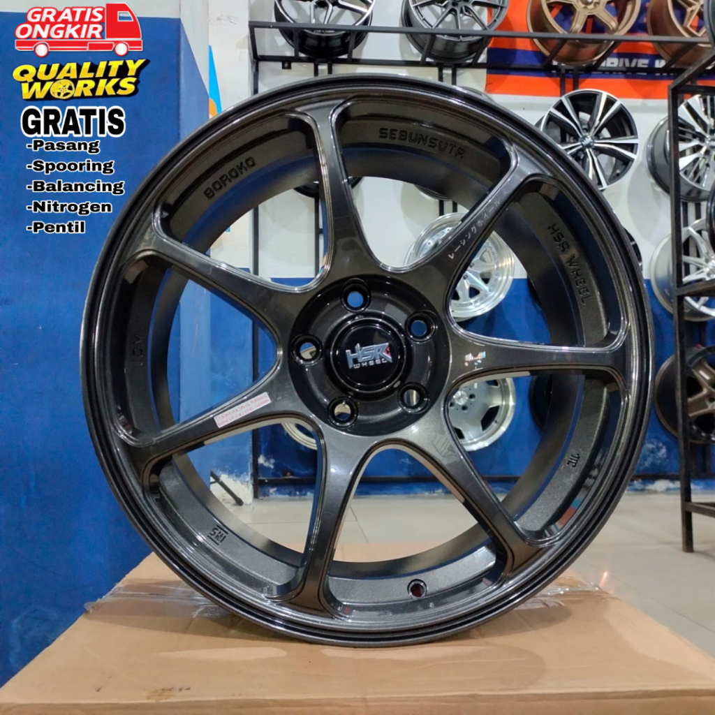 Velg Racing R18 Mobil Innova, Terios, Rush, Velg Hsr Wheel Sebunsuta