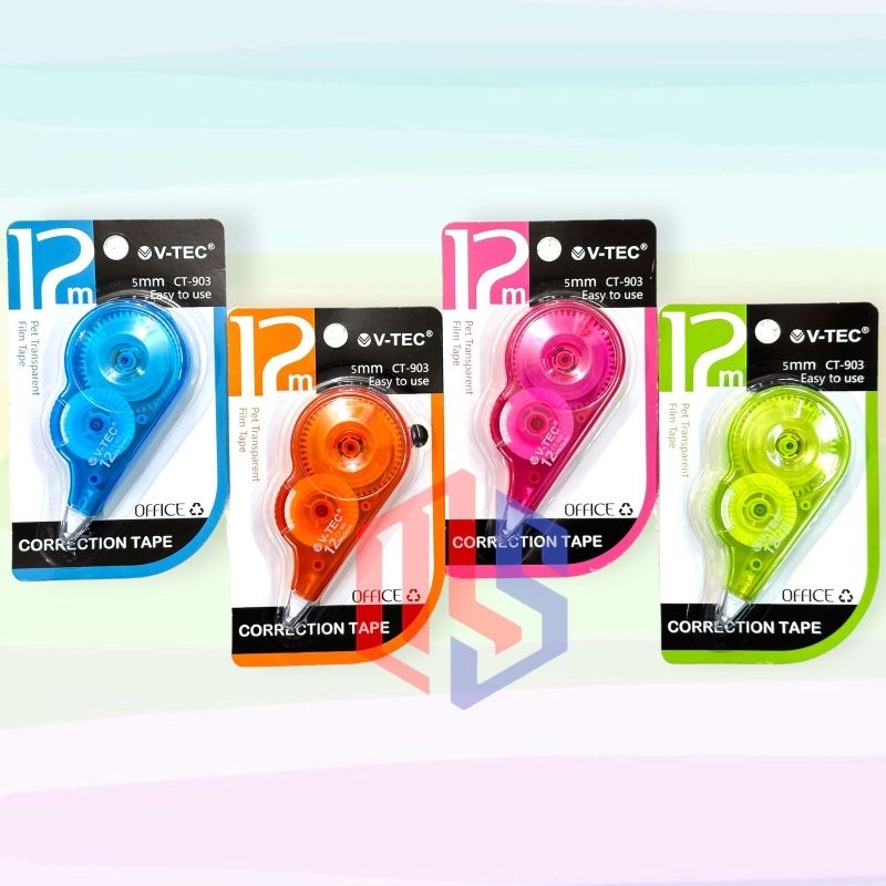 

Correction Tape/Tip X Kertas CT-903 V-tec
