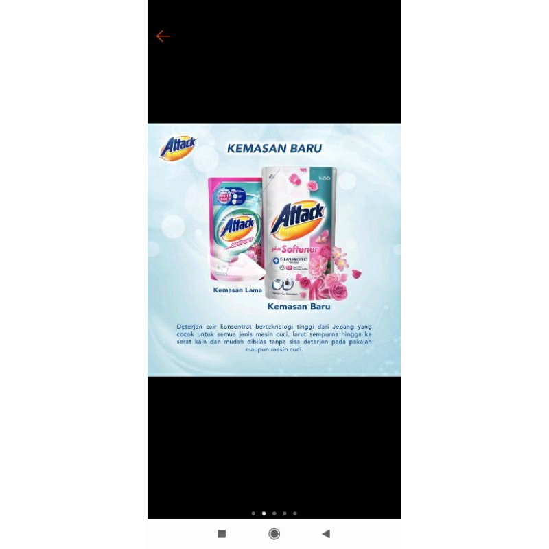 attack softener liquid