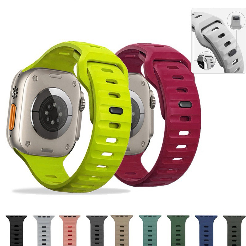 DSS ( TANPA JAM ) NEW 2023 LONG OVAL | TALI STRAP WATCH - SERI 8 1 2 3 4 5 6 7 SE | SIZE 38mm 40mm 4