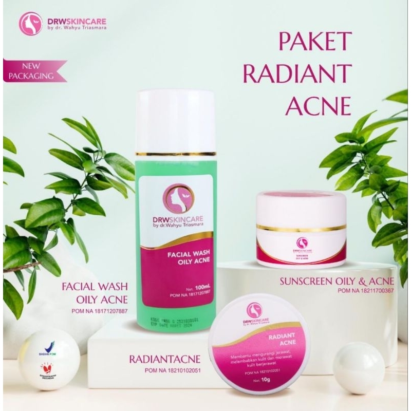 DRW SKINCARE paket radiant acne
