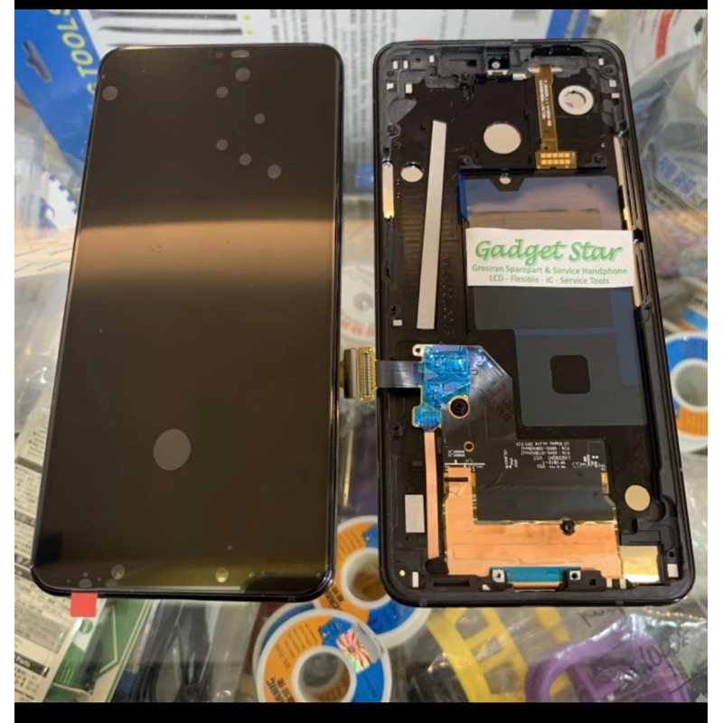 LCD TOUCHSCREEN FRAME BAZEL LG G7 THINQ G710N G710