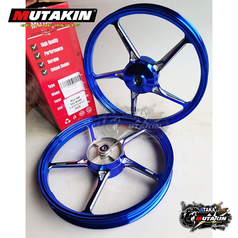 Velg Racing Ring 17 untuk Honda Grand Astrea Legenda CB 100 Supra X 110 Tromol Depan Belakang Warna 