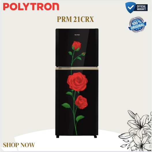 POLYTRON KULKAS 2 PINTU PRM 21CRX BELLEZA 210L/PRM21CRX/PRM21CRX/PRM 21CRX/POLYTRON ORIGINAL GARANSI