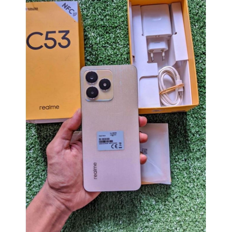 Handphone second realme C53 Ram 8/256 fullset original