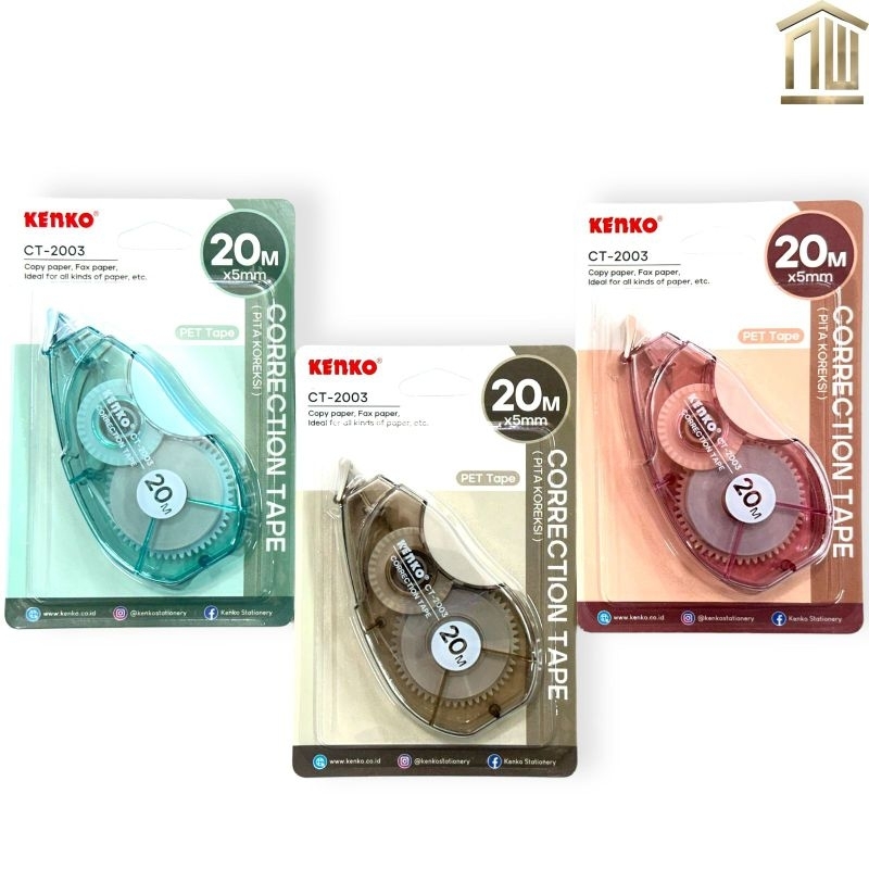 

Correction Tape/Tip X Kertas CT-2003 Kenko