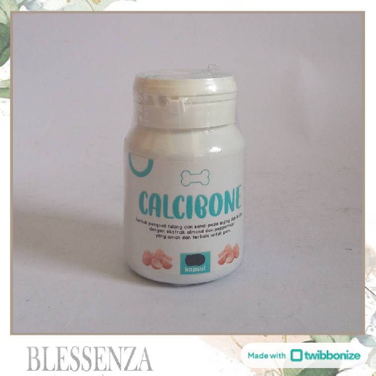CALCIBONE CAPSUL - VITAMIN PENGUAT TULANG & SENDI KUCING ANJING KESELEO PATAH TULANG CAT DOG