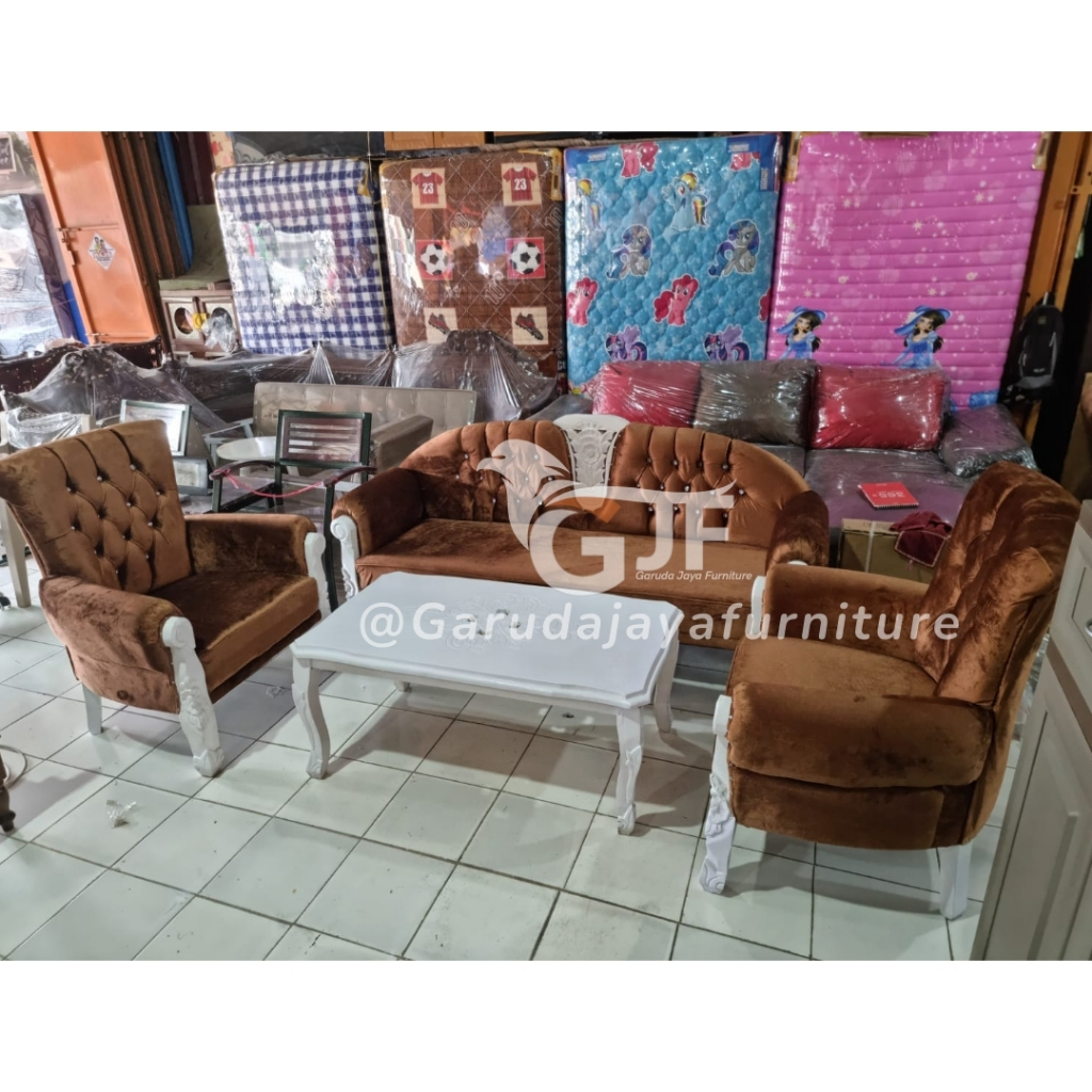 SOFA TAMU BLUDRU/SET KURSI DAN MEJA TAMU/SOFA TAMU KAKI KAYU/SOFA DUDUKAN 311