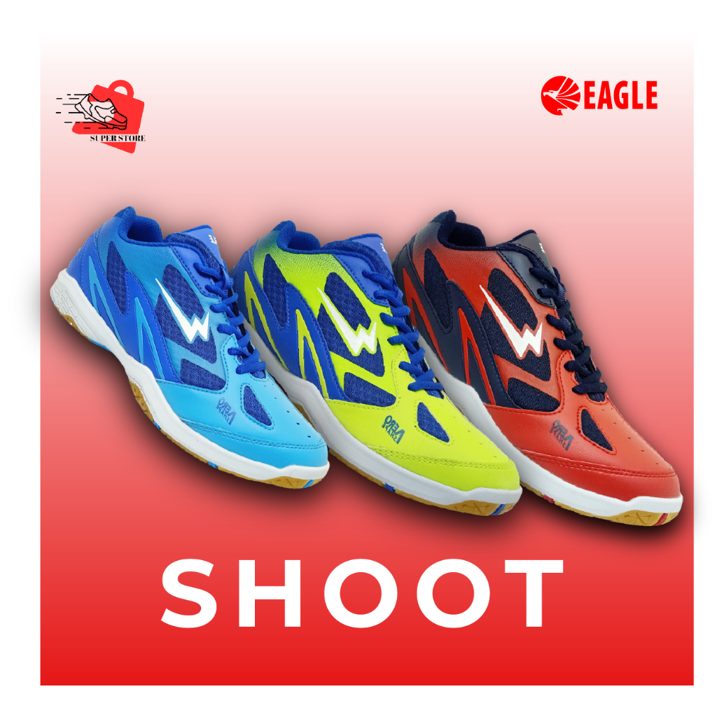 EAGLE SEPATU BULUTANGKIS SHOOT BADMINTON SHOES UNISEX