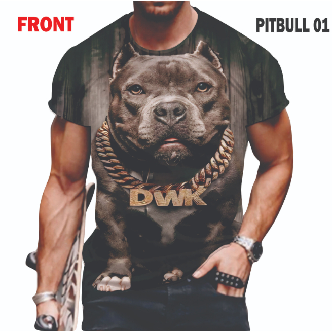 KAOS TAG THAILAND ANIMAL ANJING DOG PUDEL BULDOG AOP ( ALL OF PRINT ) KAOS BINATANG DOG LUCU BAHAN K