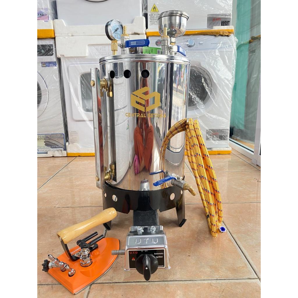 Setrika Uap Boiler 15 liter 1 setrika