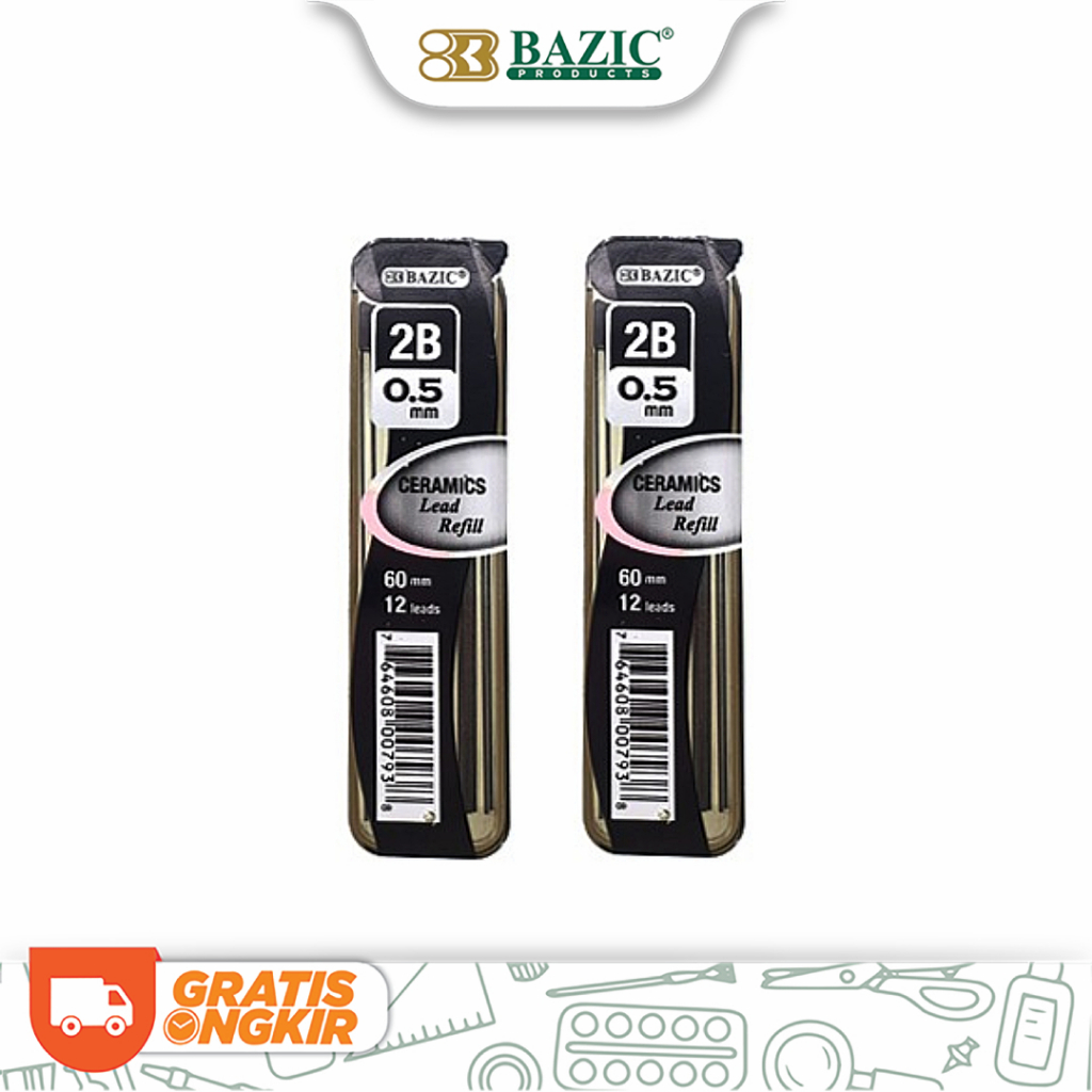 

Isi Pensil Mekanik 2B 0.5mm Bazic / Refill Mechanical Pencil