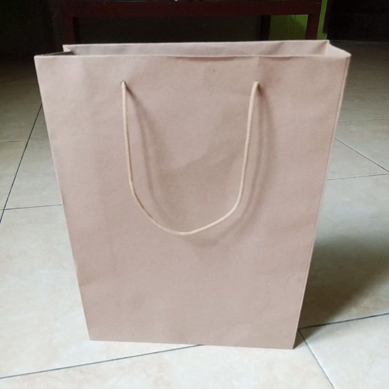 

paper bag craft coklat 24*8*30