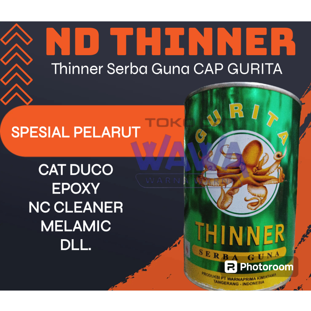 THINNER ND CAP GURITA 1LITER