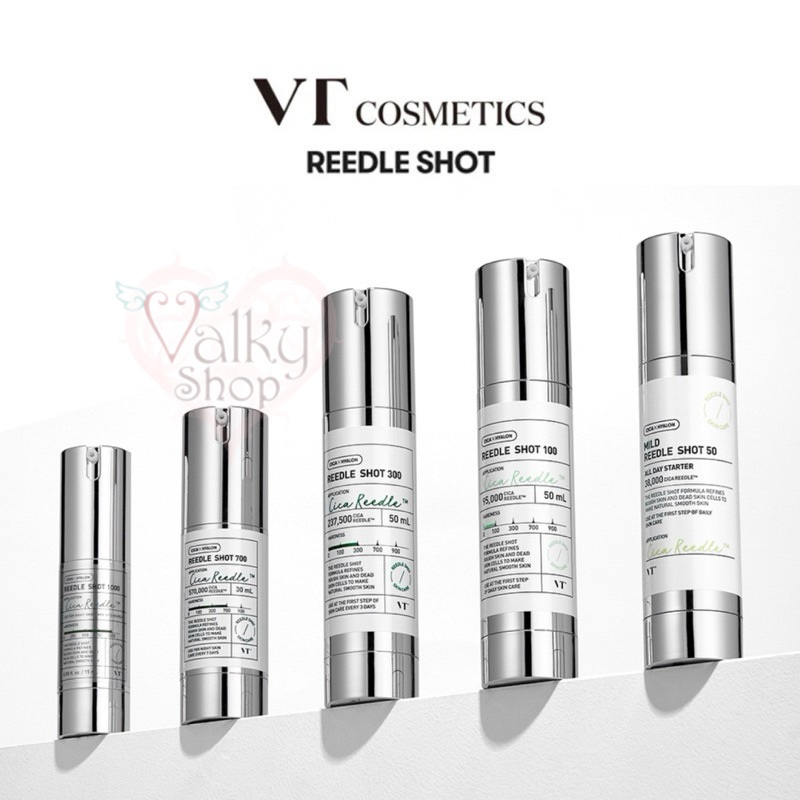 READY STOCK - VT Cica Reedle Shot 50 100 300 700 1000 FULL SIZE TRIAL SACHET 100% ORIGINAL KOREA - V