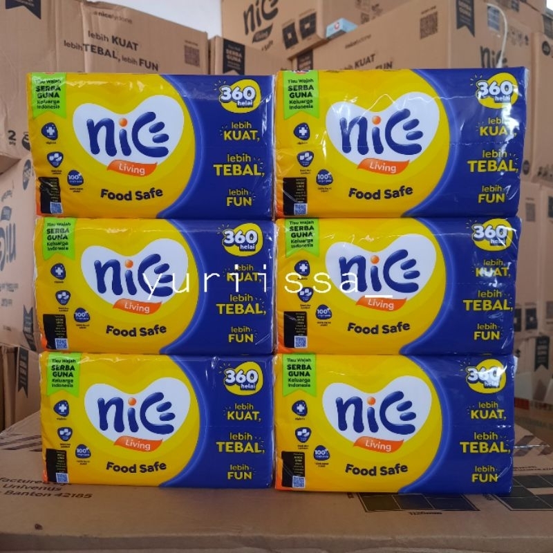 Paket Hemat 6 Pack tisu NICE 360 helai