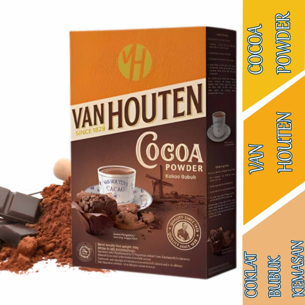 

Coklat Bubuk Kakao - Van Houten - Cocoa Powder Chocolate - 80gr