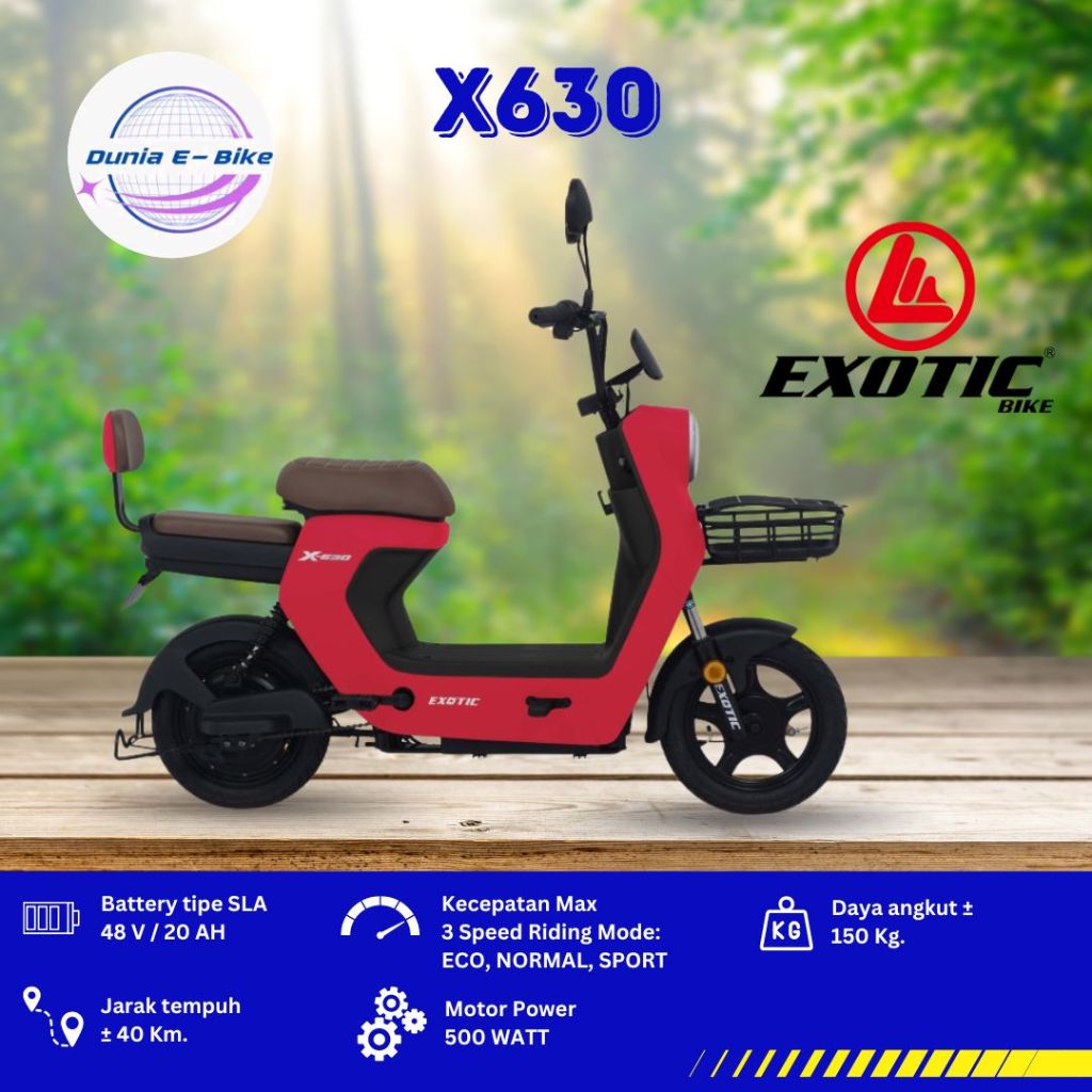 SEPEDA LISTRIK EXOTIC X630