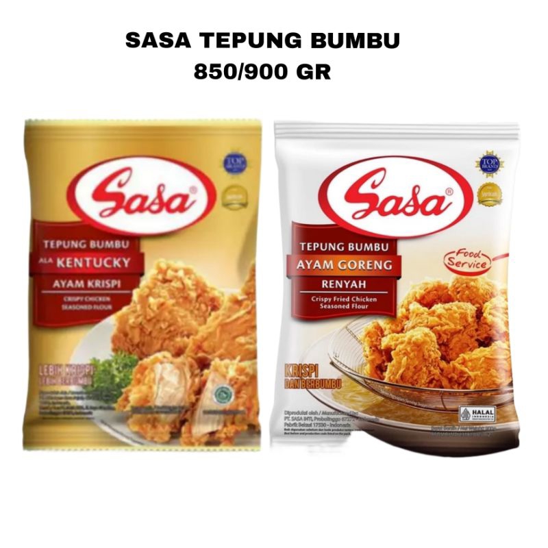 

SASA Tepung Bumbu Kentucky/Ayam Goreng Renyah 850/900GR