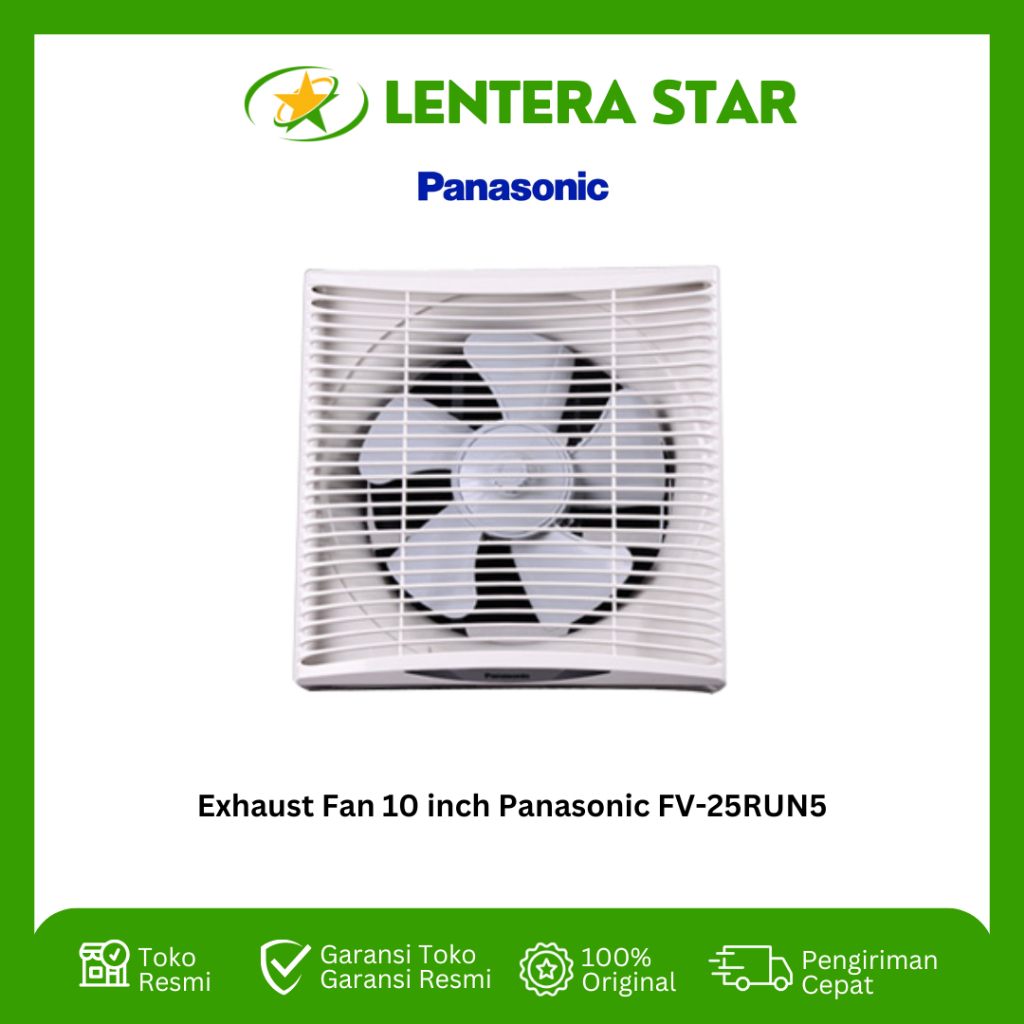 Exhaust Fan 10 inch Panasonic FV-25RUN5 FV-25RUN5 25 RUN