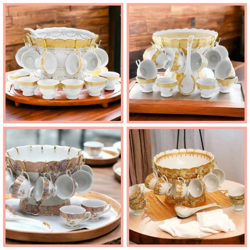 100% ORIGINAL VICENZA Tempat Es Buah/Bowl set B410